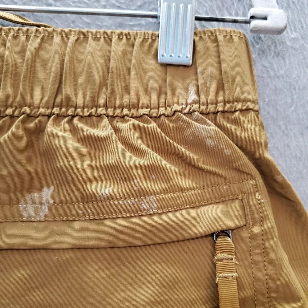 The North Face Men Swimwear M Yellow Trunks Outdoor Beach Logo READ